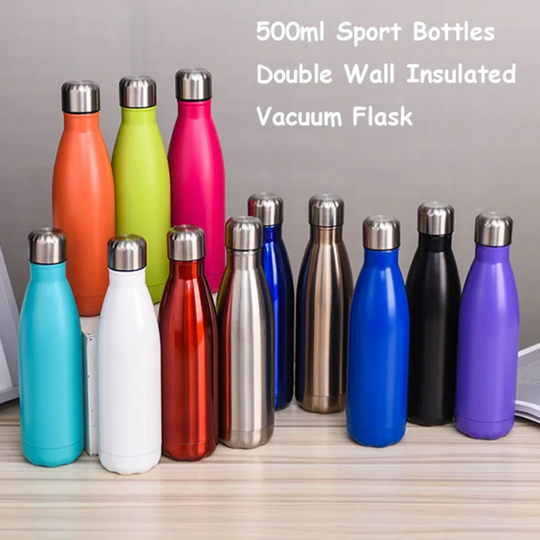 Durable 500ml stainless steel thermos image 0